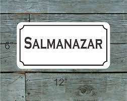 Пример шрифта Salmanazar #1